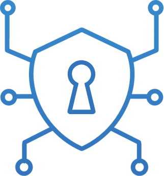 Secured icon graphic